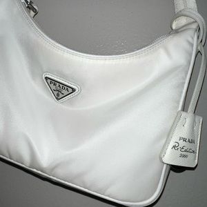 Prada white re-edition 2000 nylon